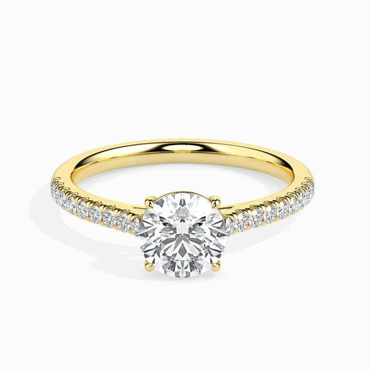 Sparkling Solitaire Diamond Ring