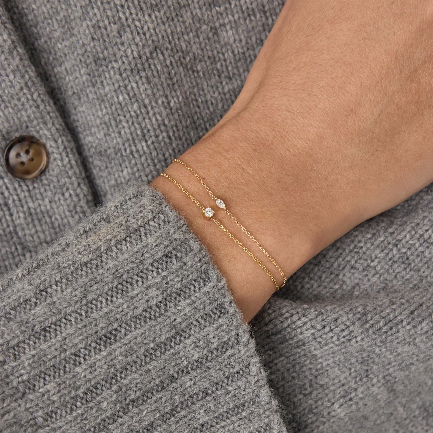 Drop Marquise Bracelet