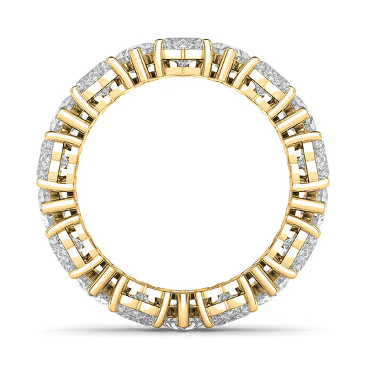 Alternating Heart Diamond Eternity Band