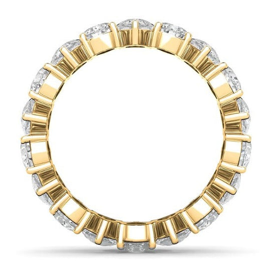 Alternating Pear Diamond Eternity Band