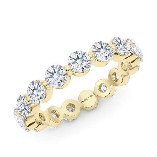 Single Prong Diamond Eternity Band