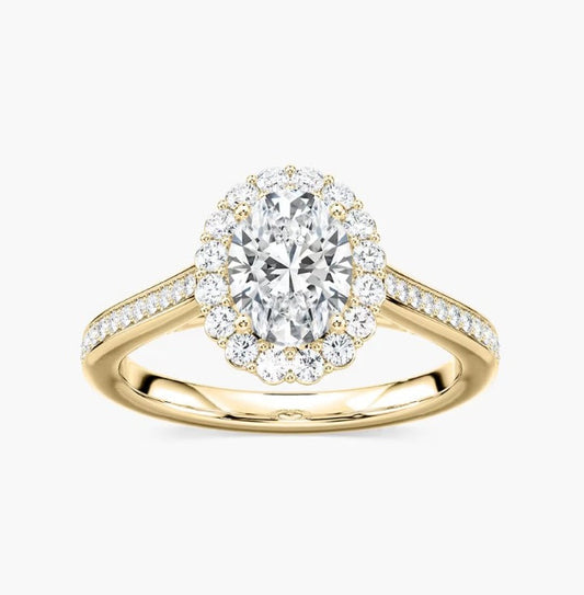 Oval Vintage Engagement Ring