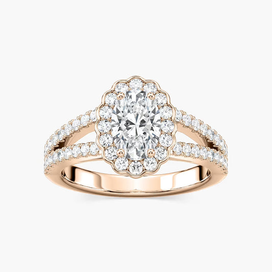 Magnolia Antique Engagement Ring