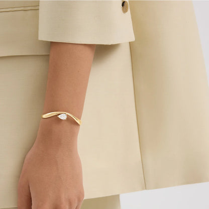 Eclipse Pear Bangle