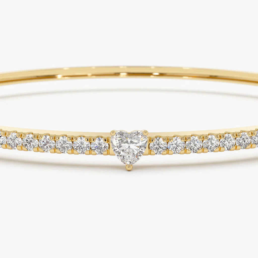 Sydämenmuotoinen puolirannekoru