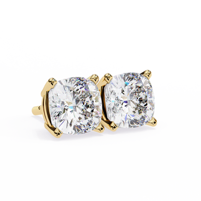 Cushion Solitaire Studs