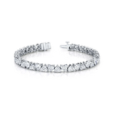 Sydämen muotoinen suoraviivainen rannekoru