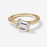 Emerald Engagement Ring