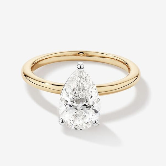 Pear Cut Engagement Ring