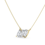 Kaksoisriipus Trilianin muotoinen ketjulla