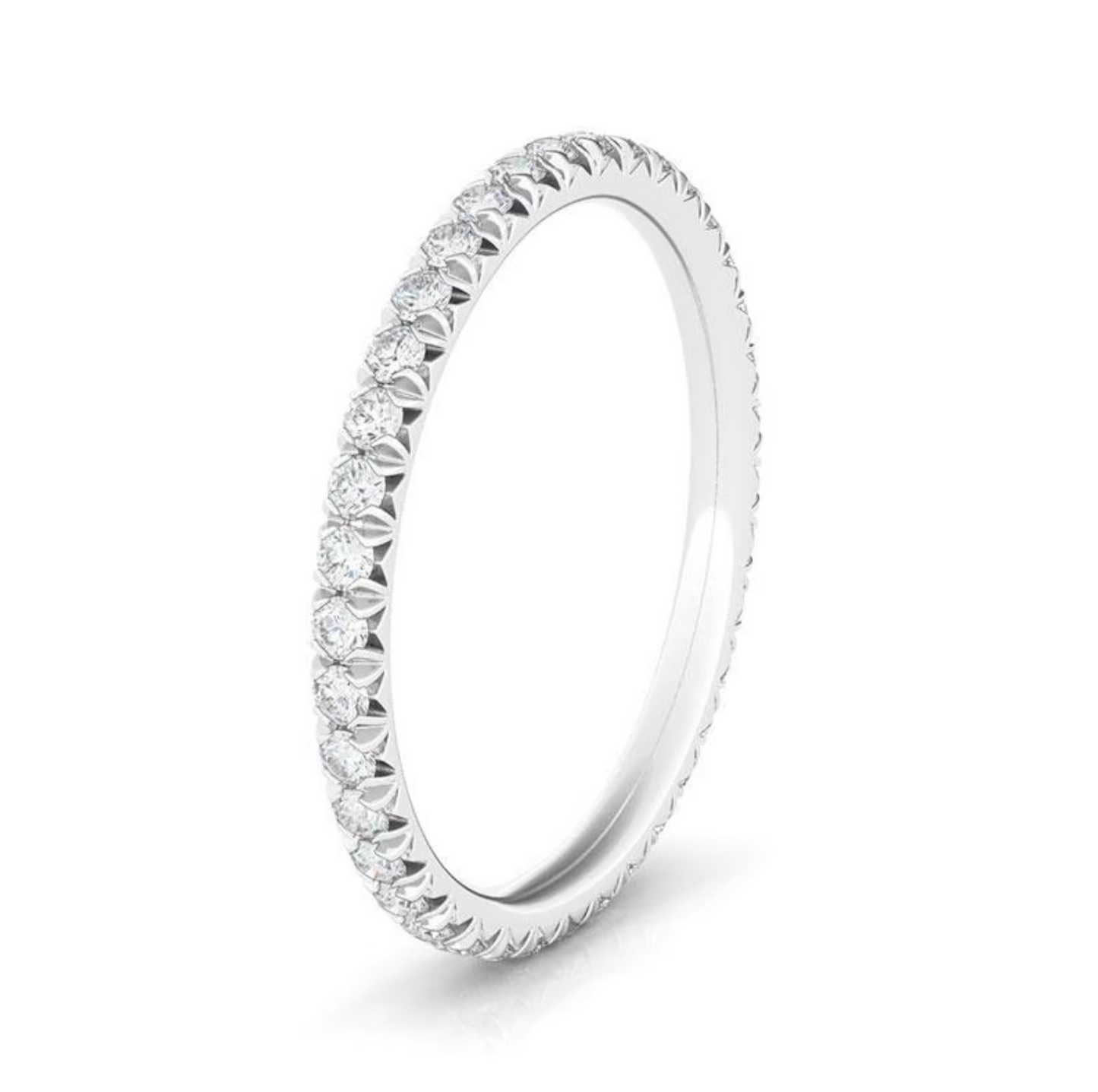 Pave Diamond Eternity Band