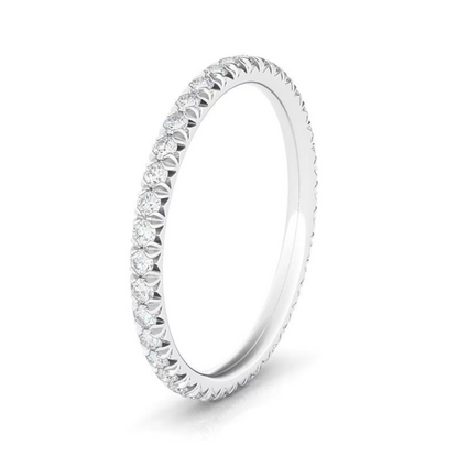 Pave Diamond Eternity Band