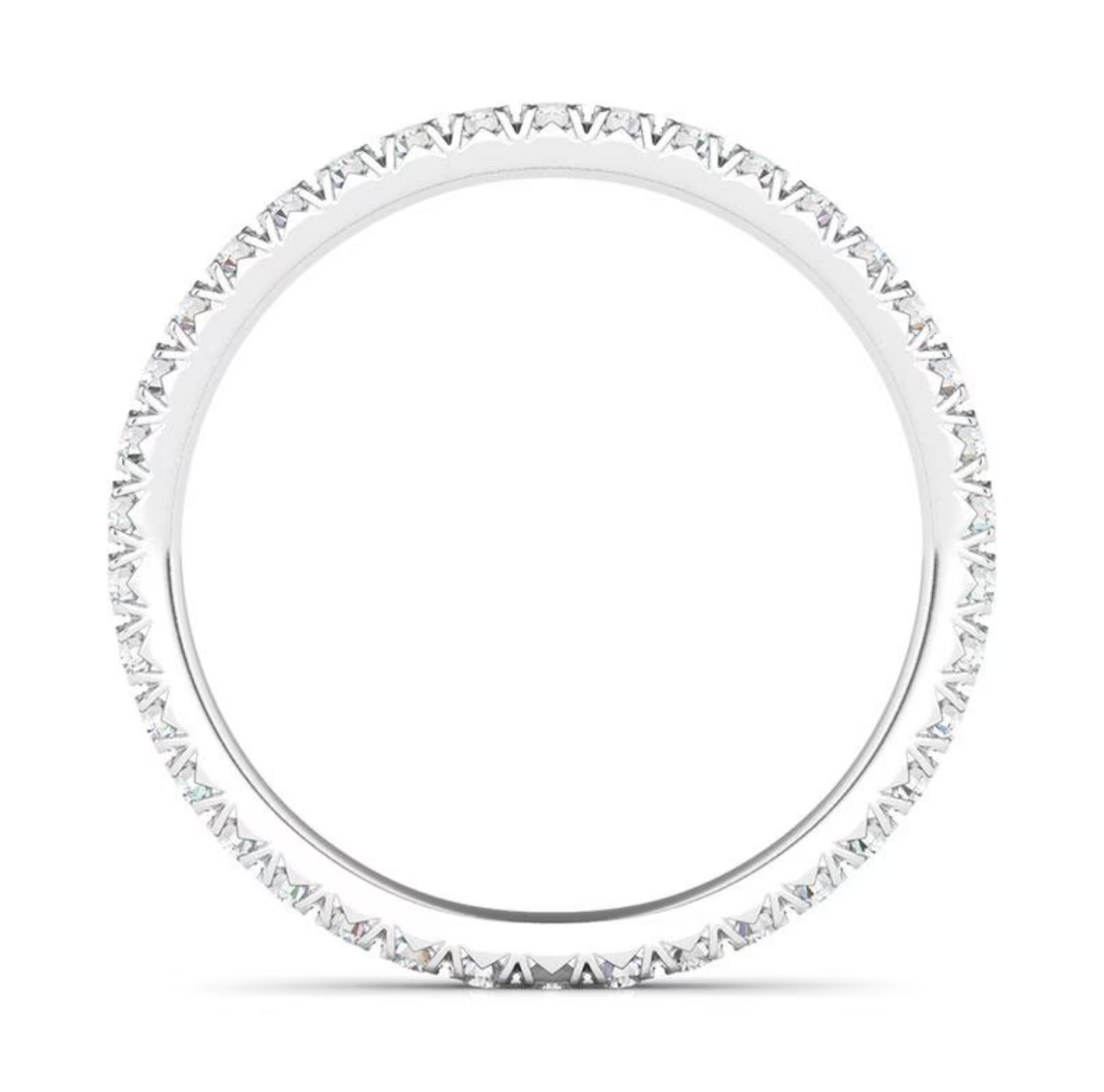 Pave Diamond Eternity Band