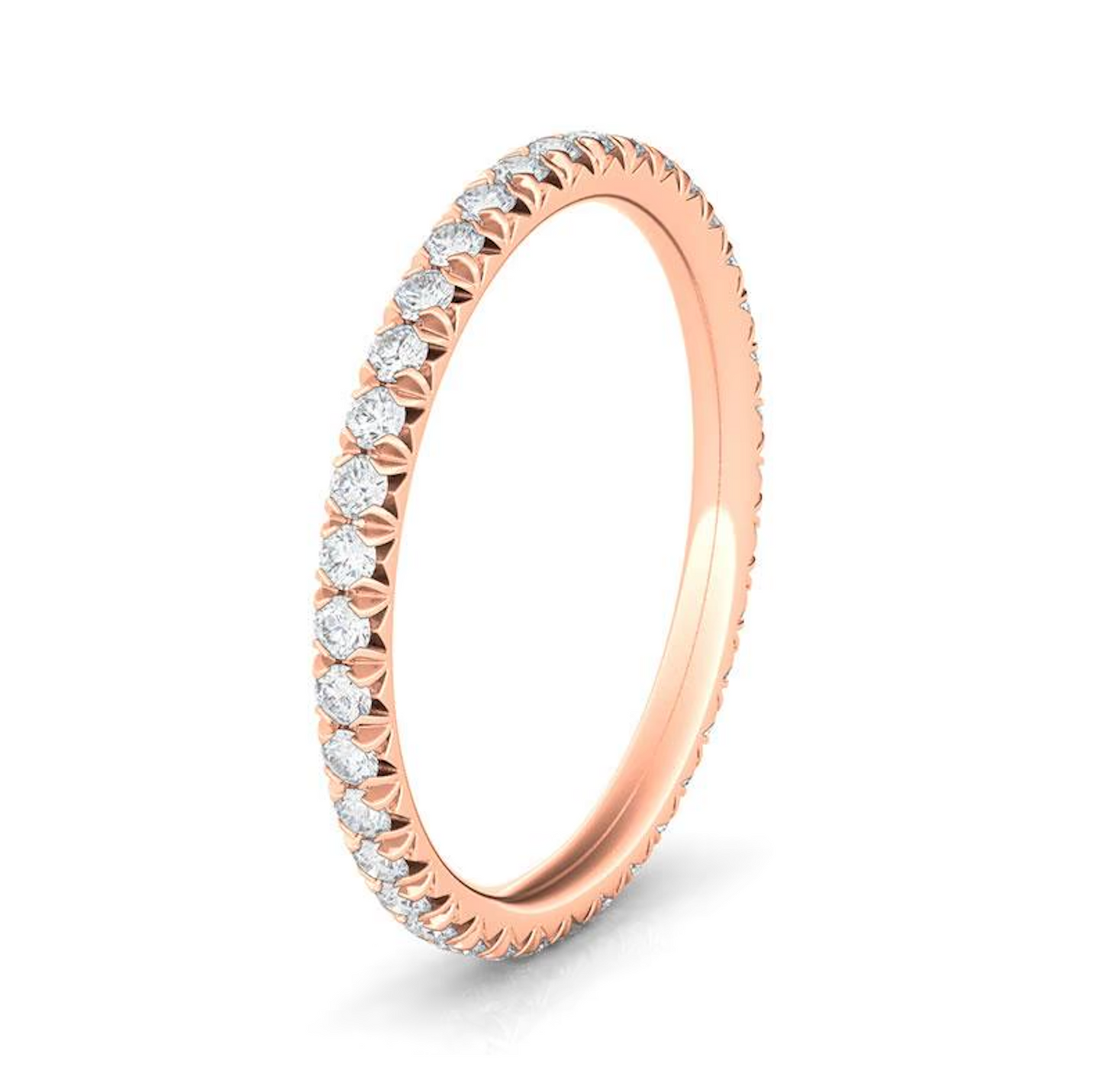 Pave Diamond Eternity Band