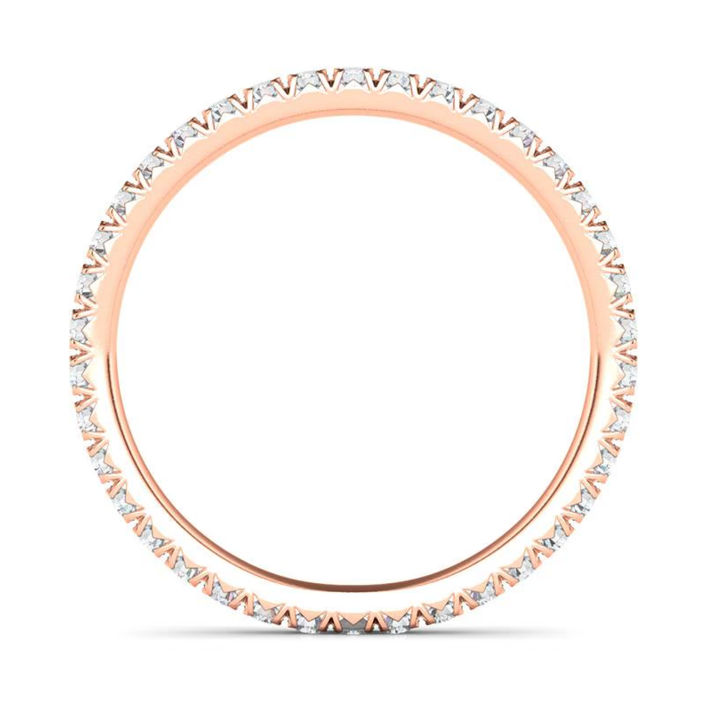 Pave Diamond Eternity Band