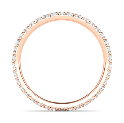 Pave Diamond Eternity Band