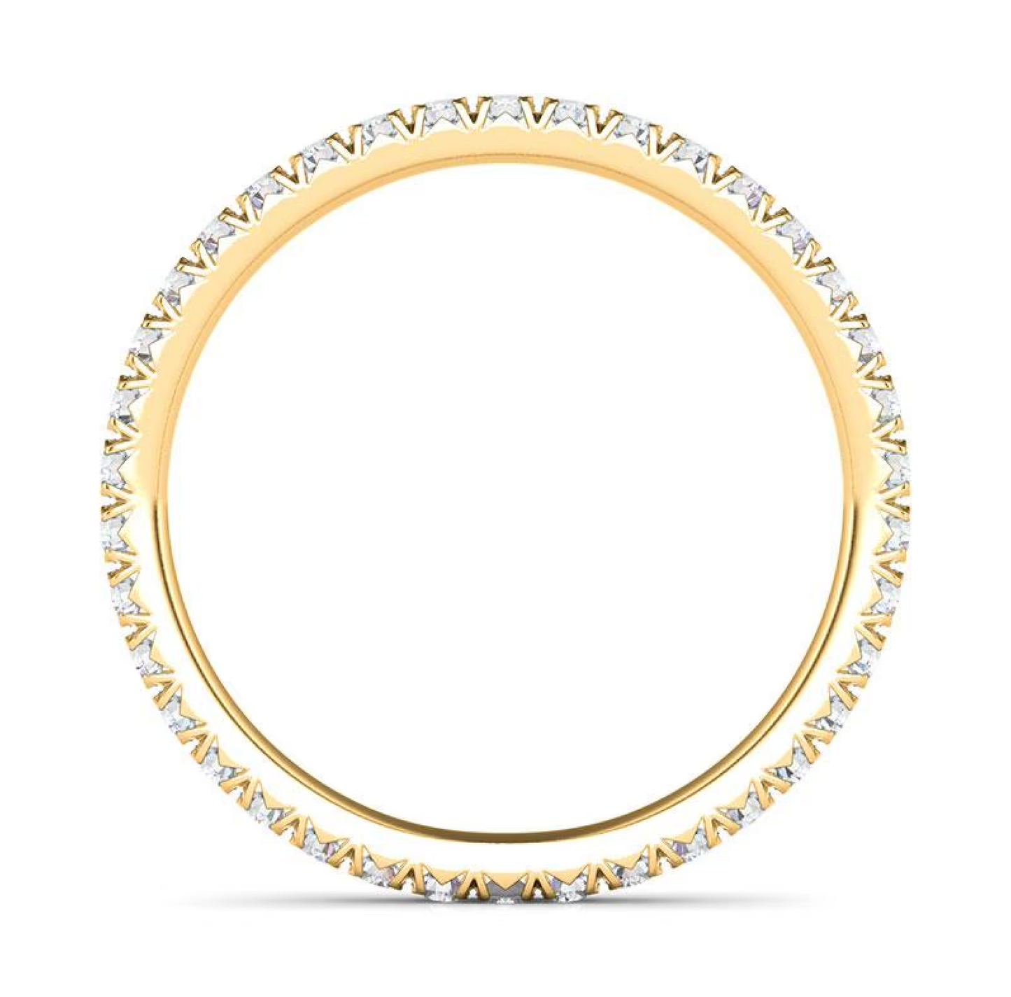 Pave Diamond Eternity Band