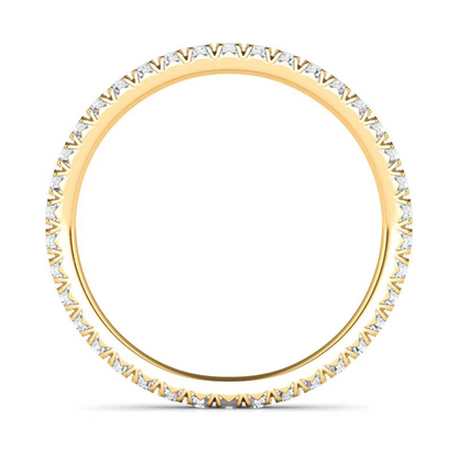 Pave Diamond Eternity Band