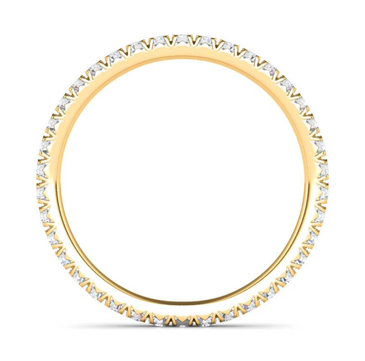 Pave Diamond Eternity Band