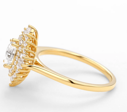 Soikea halo-klusterirengas