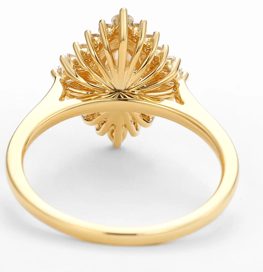 Soikea halo-klusterirengas