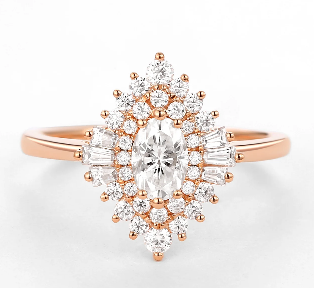 Soikea halo-klusterirengas