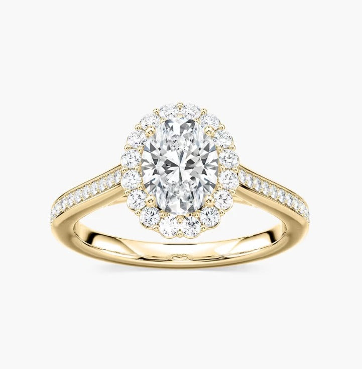 Soikea vintage-kihlasormus