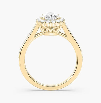 Soikea vintage-kihlasormus