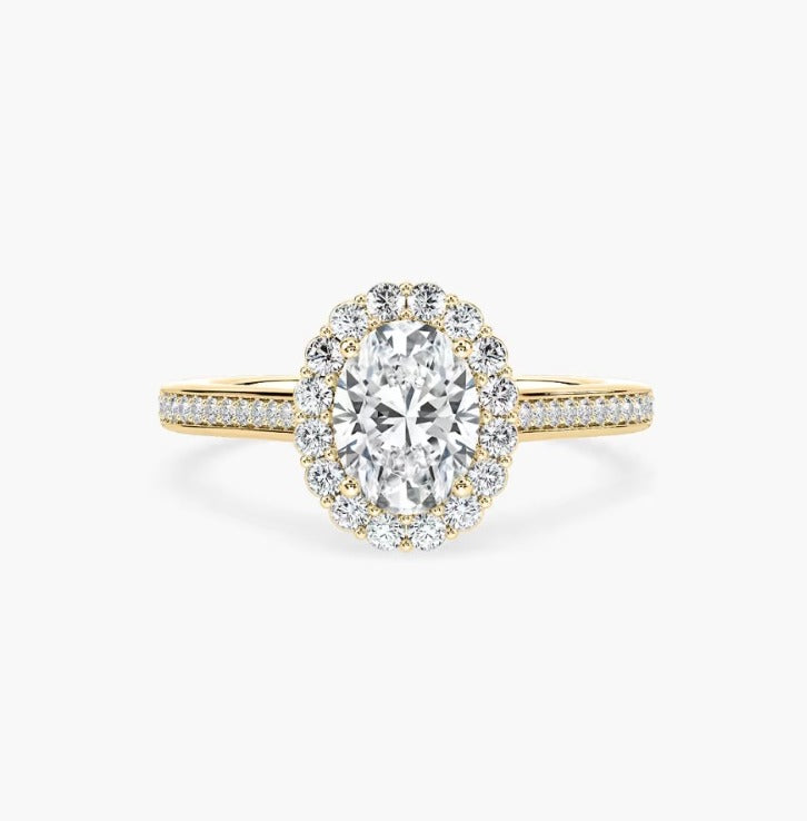 Soikea vintage-kihlasormus