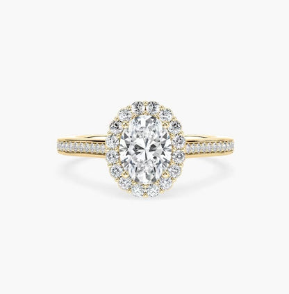 Soikea vintage-kihlasormus