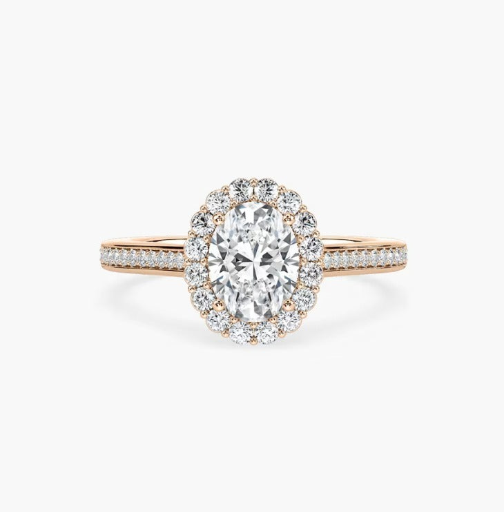 Soikea vintage-kihlasormus