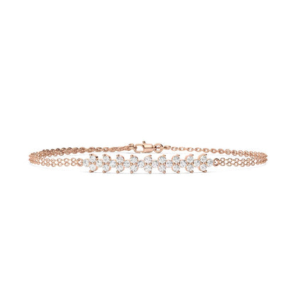 Fancy Diamond Chain Bracelet