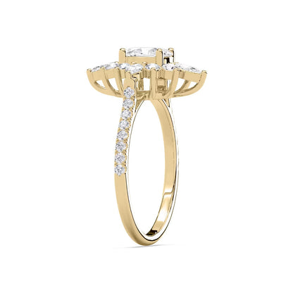 Lillith Petite -ovaali kihlasormus