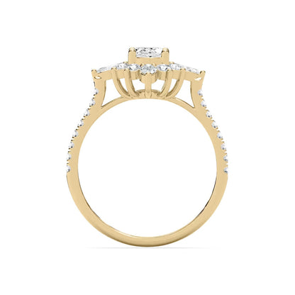 Lillith Petite -ovaali kihlasormus