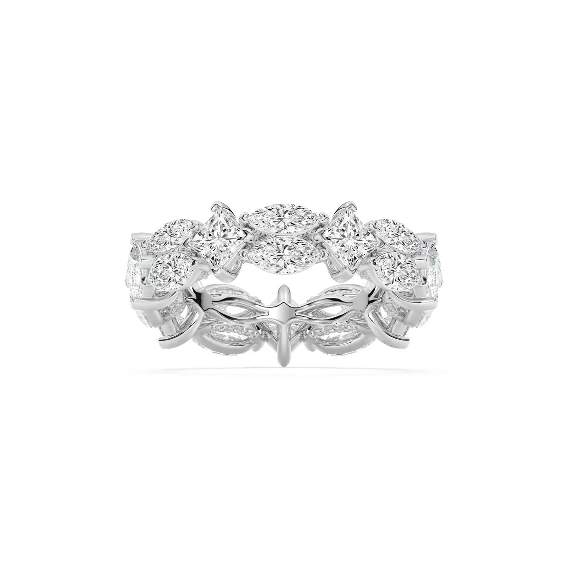 Marquise Princess Eternity Ring