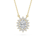 Soikea tähtihaloriipus ketjulla